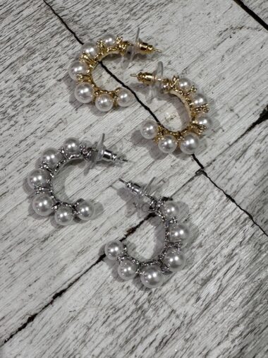 Anelle con perle