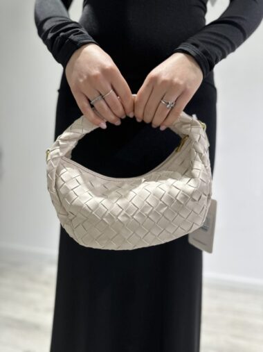 Borsa intrecciata Lunetta