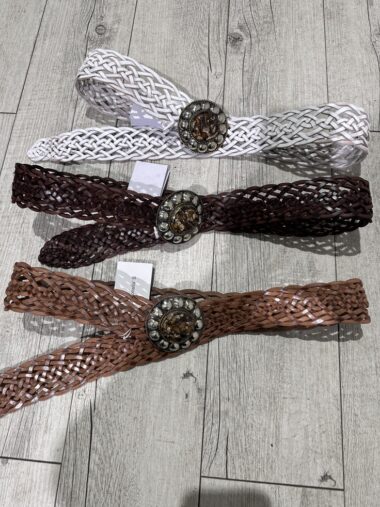 Cintura intrecciata stile boho chic