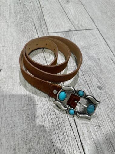 Cintura in crosta fibia con turchesi -Susymix