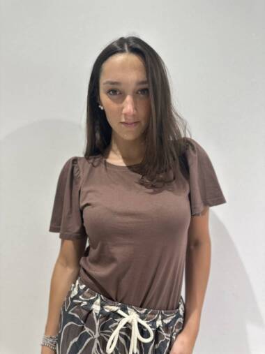 T-shirt con manica a campanella -Susymix