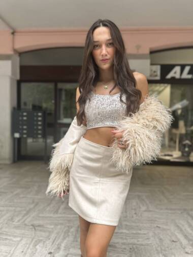 Gonna in dainetto svasata