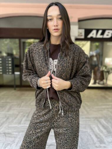 Bomberino in felpa maculato -Susymix