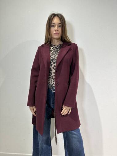 Cappotto sfiancato Bordeaux Amelie