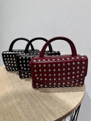 Portafoglio con strass