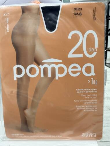 Collant basic 20 denari Nero Pompea