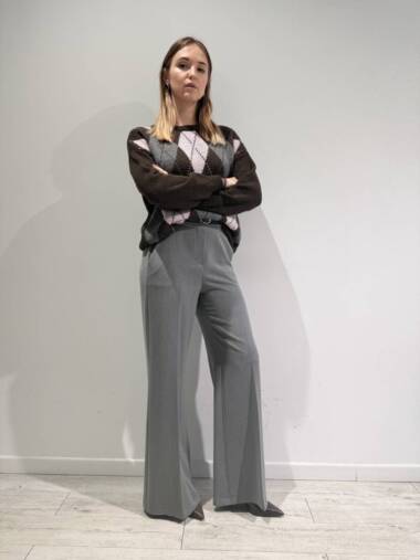 Pantalone a palazzo Grigio D157 -Susymix