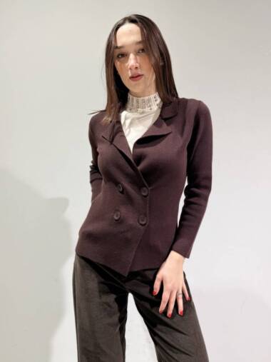 Blazer in maglia doppio petto -Susymix