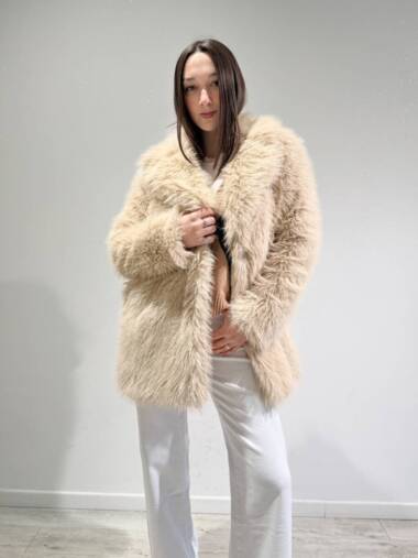 Ecopelliccia beige -Susymix