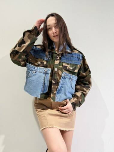 Giacca vintage camouflage -Susymix