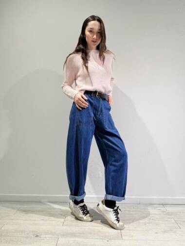 Jeans a ovetto con stellina -Susymix