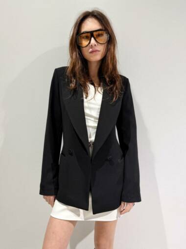 Blazer sfiancato Cloe Nero