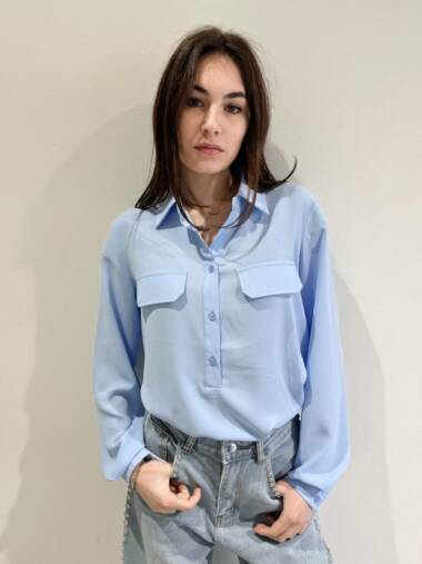 Blusa con tasche -Susymix