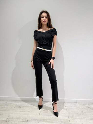 Pantalone in punto milano a sigaretta -Susymix