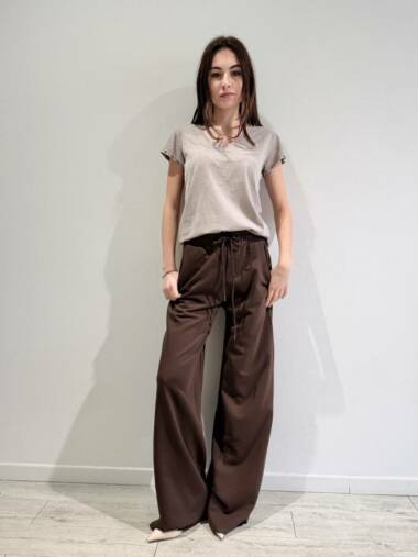 Pantalone a  palazzo in felpa -Susymix